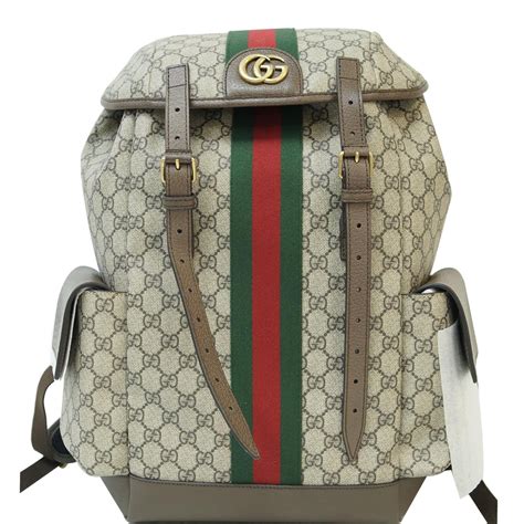 gucci supreme canvas backpack